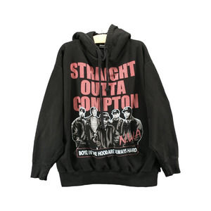 Pro-Tag Men's Boyz In The Hood Are Always Hard Hoodie Black Size XL Long Sleeve